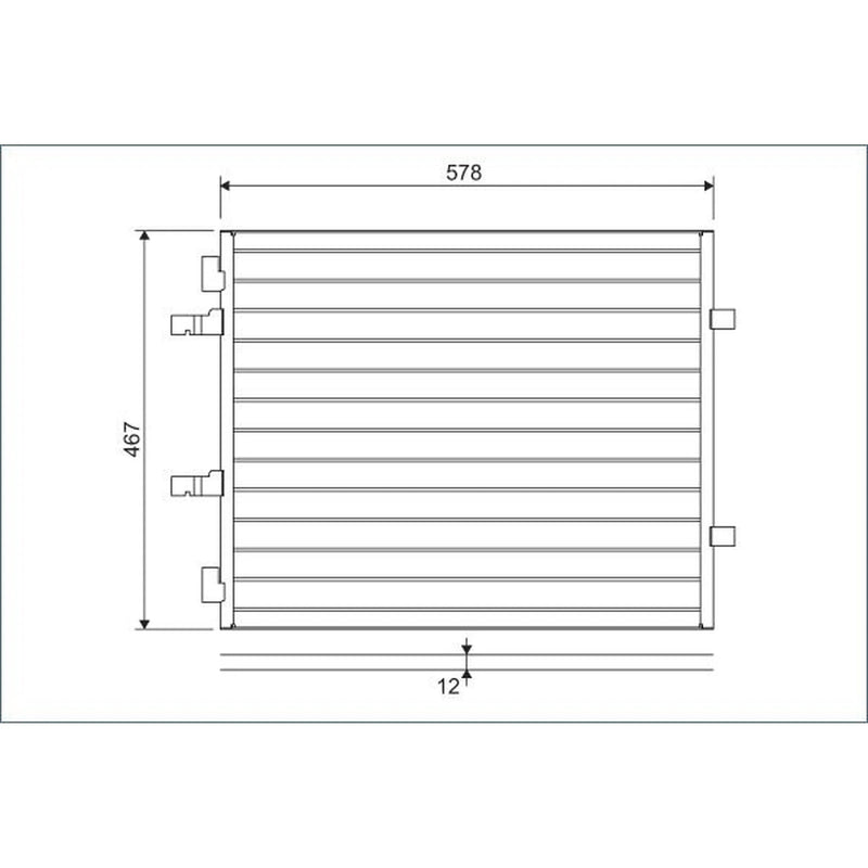 Valeo Air Conditioning Condenser 814172