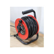 Faithfull Power Plus Open Drum Cable Reel 240V 13A 2-Socket 25m Faithfull Power Plus - Dynamic Drive
