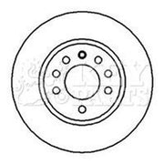 Key Parts Front Brake Vented Discs & Pads fits Opel Meriva A 2003-2010 1.4 1.6
