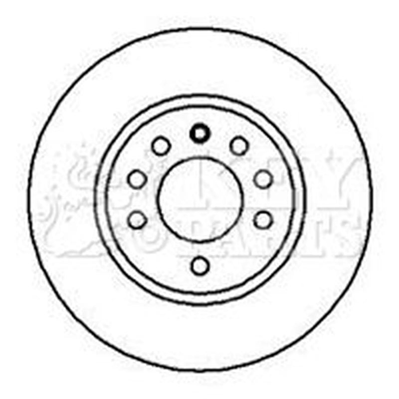 Key Parts Front & Rear Brake Discs & Pads fits Opel Astra J 2012-2015 1.7