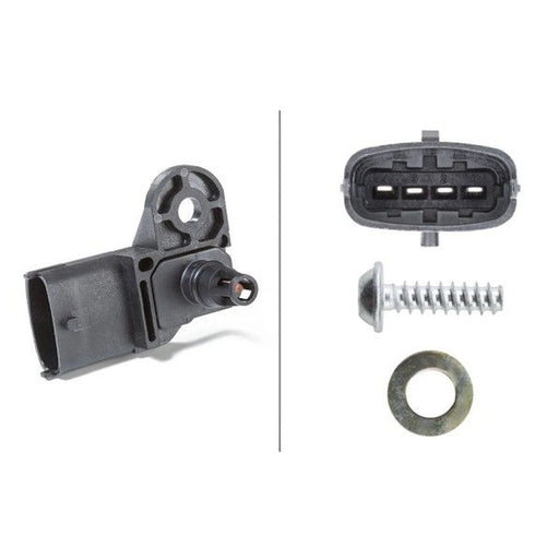 Hella Turbo Boost Pressure Sensor fits Fiat Linea 2007 on 1.4