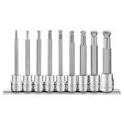 Teng Tools 3/8" ball point long hex bit socket clip rail set 9 pcs Teng Tools - Dynamic Drive