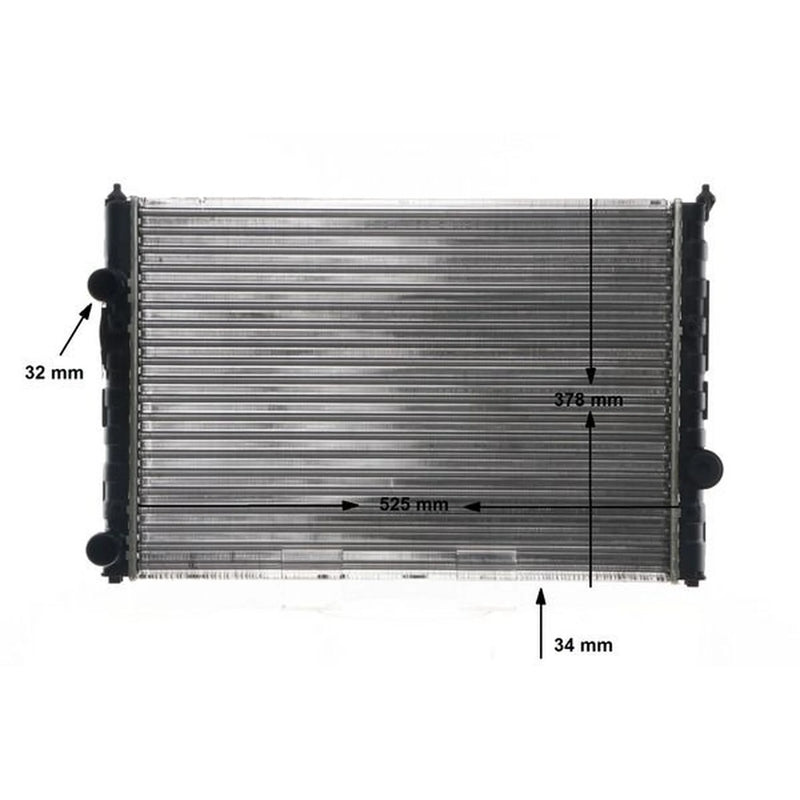 Mahle Engine Radiator fits VW Passat B3/B4 1988-1997 1.6 1.8 2.0