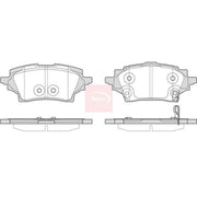 Apec Rear Brake Pad Set fits Mazda 2 2022 on 1.5