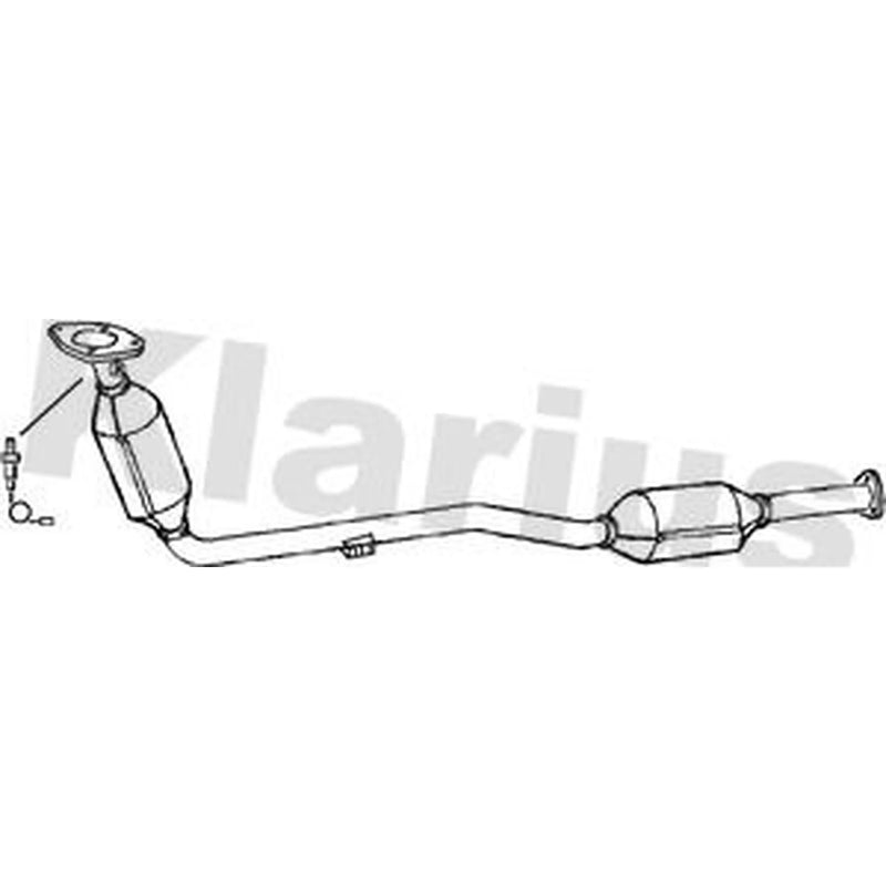 Klarius Catalyst Type Approved With Pipe fits Mercedes-Benz C-Class 2002-2008