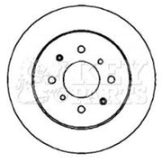 Key Parts Rear Brake Solid Discs & Pads fits Honda Civic Aerodeck 1998-2001 1.6