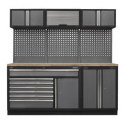 Sealey Superline Pro 2.04m Storage System Pressed Wood Worktop APMSSTACK11W Sealey - Dynamic Drive