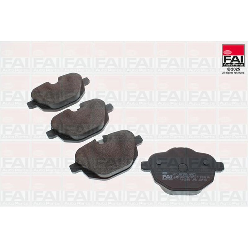 FAI Rear Brake Pad Set fits BMW 5 2009-2023
