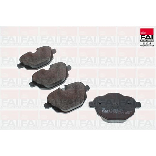 FAI Rear Brake Vented Discs & Pads fits BMW 5 2009-2017