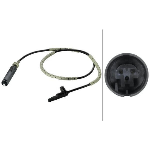 Hella ABS Wheel Speed Sensor Rear fits BMW 1 2005-2013