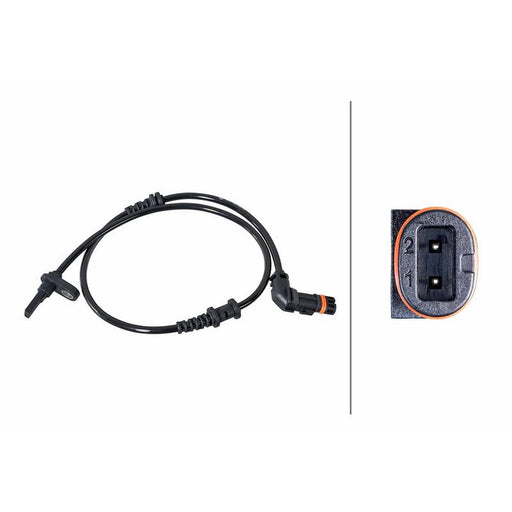 Hella ABS Wheel Speed Sensor Front fits Mercedes-Benz A-Class 2004-2012