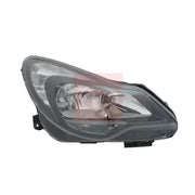 Apec Headlight Headlamp H7/H1 Right fits Opel Corsa D 2006-2014