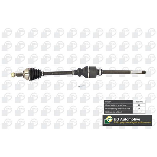 BGA CV Drive Shaft Driveshaft Front Right fits Citroën C5 III 2008-2015 1.6 1.8