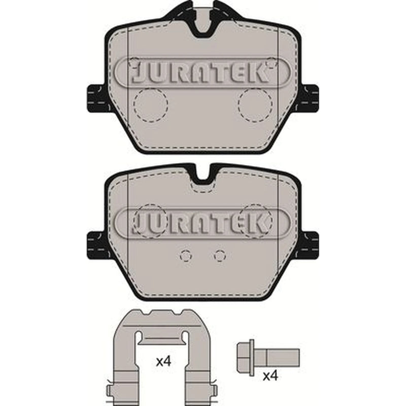Juratek Rear Brake Pad Set fits BMW 2 2021-2022