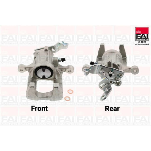 FAI Brake Caliper Assembly Rear Right fits Audi A3 2004-2013 2.0