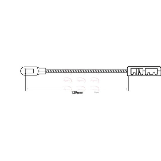 Apec Handbrake Cable Right Rear CAB1487