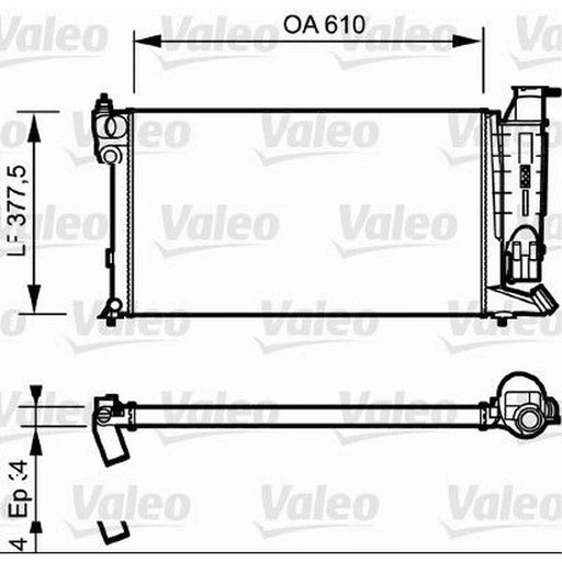 Valeo Engine Radiator 730985