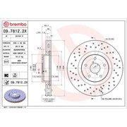 Brembo Xtra Front Brake / Discs & Pads fits Subaru Impreza 2009-2014 2.5