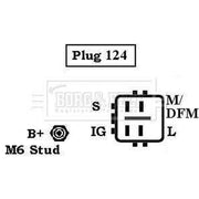 Borg & Beck Car Alternator 12V fits Toyota Avensis 2000-2008 1.6 1.8 2.0