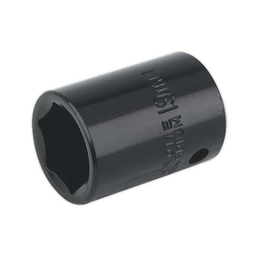 Sealey Impact Socket 19mm 1/2"Sq Drive IS1219 Sealey - Dynamic Drive