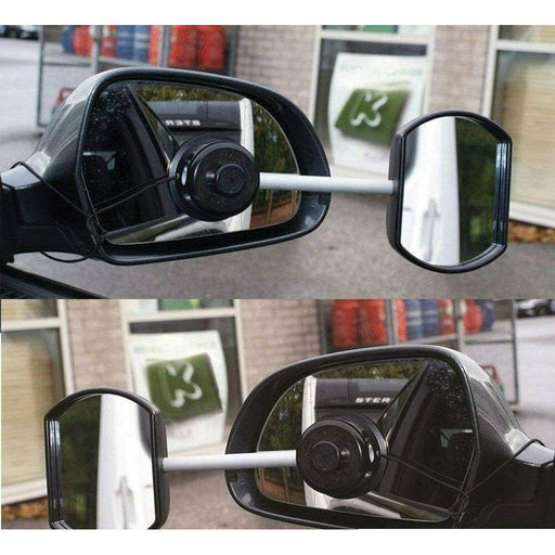 Suck It And See Towing Wing Mirror Stick On Extension Twin Pack Convex + Flat Streetwize  - Dynamic Drive