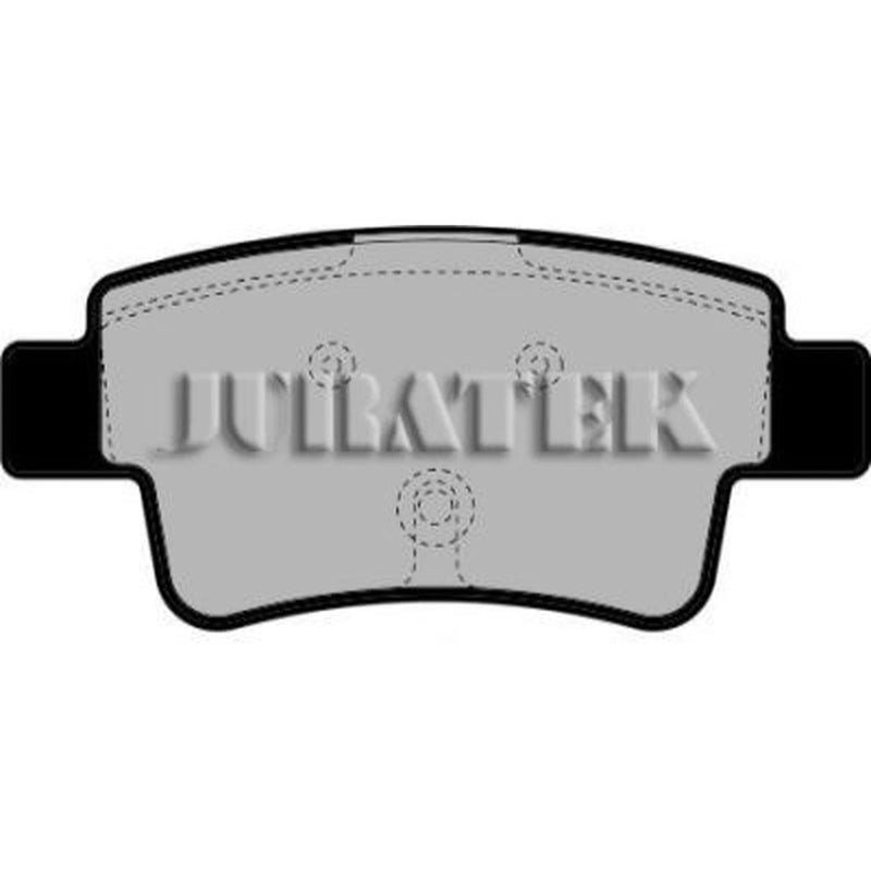 Juratek Rear Brake Pad Set fits Abarth Grande Punto 2007-2010 1.4