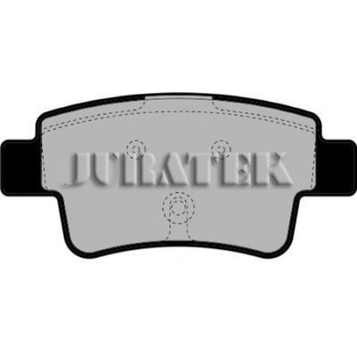 Juratek Rear Brake Pad Set fits Abarth Grande Punto 2007-2010 1.4