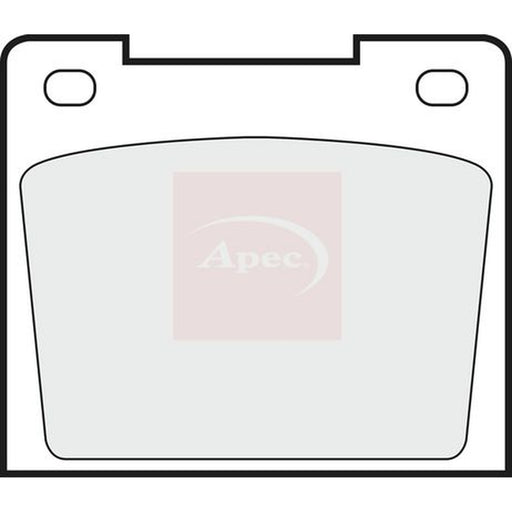 Apec Front Brake Pad Set fits Caterham Seven 1980-2016 0.7 0.9 1.1 1.3 1.4 1.6