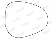 Summit Stick-On Standard Mirror Glass fits Lancia Ypsilon 10 on RHS Summit - Bars 4 Cars