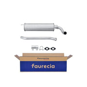 Hella End Silencer Rear fits Citroën Gs 1970-1986 1.0 1.1 1.2 1.3