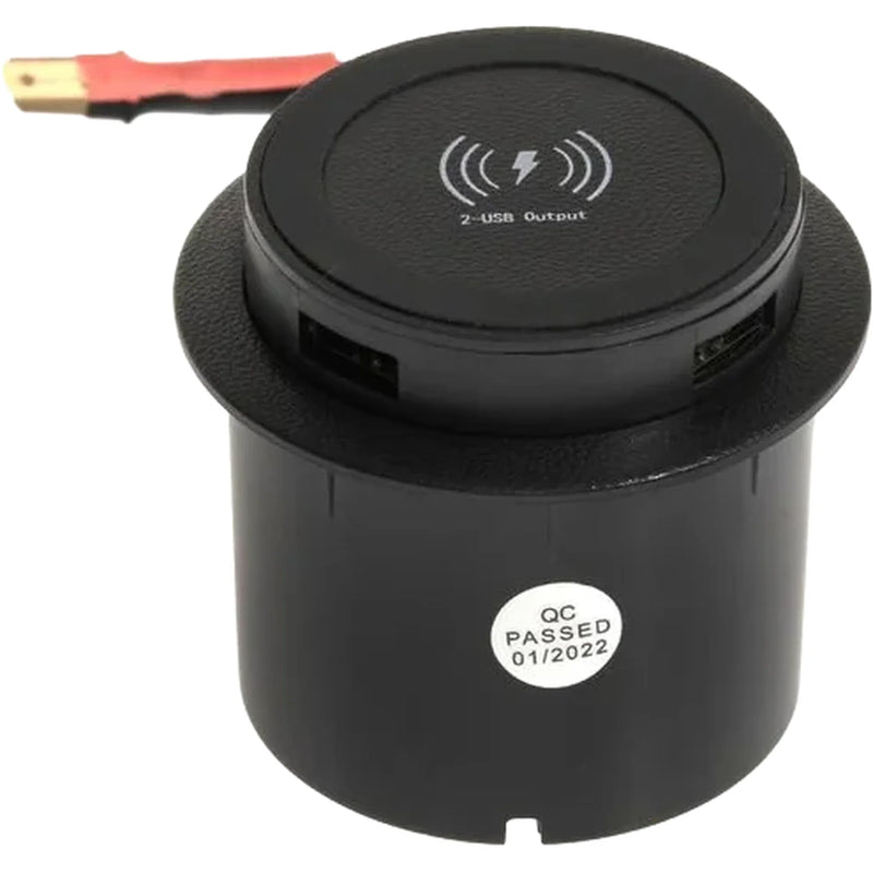VEW Lighting Wireless Charger Mini Pop-Up Dual USB Ports