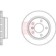 Apec Rear Brake Vented Discs & Pads fits BMW 3 1995-1999
