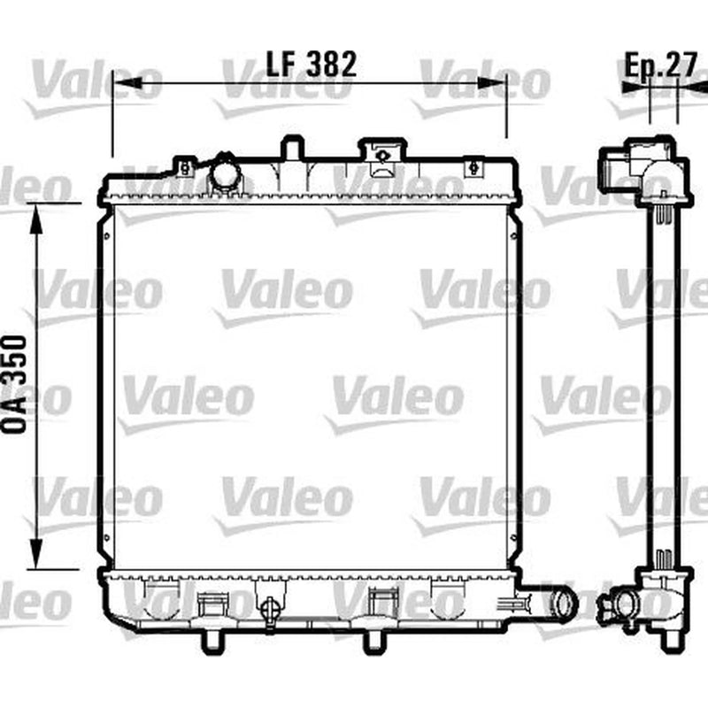 Valeo Engine Radiator 732726