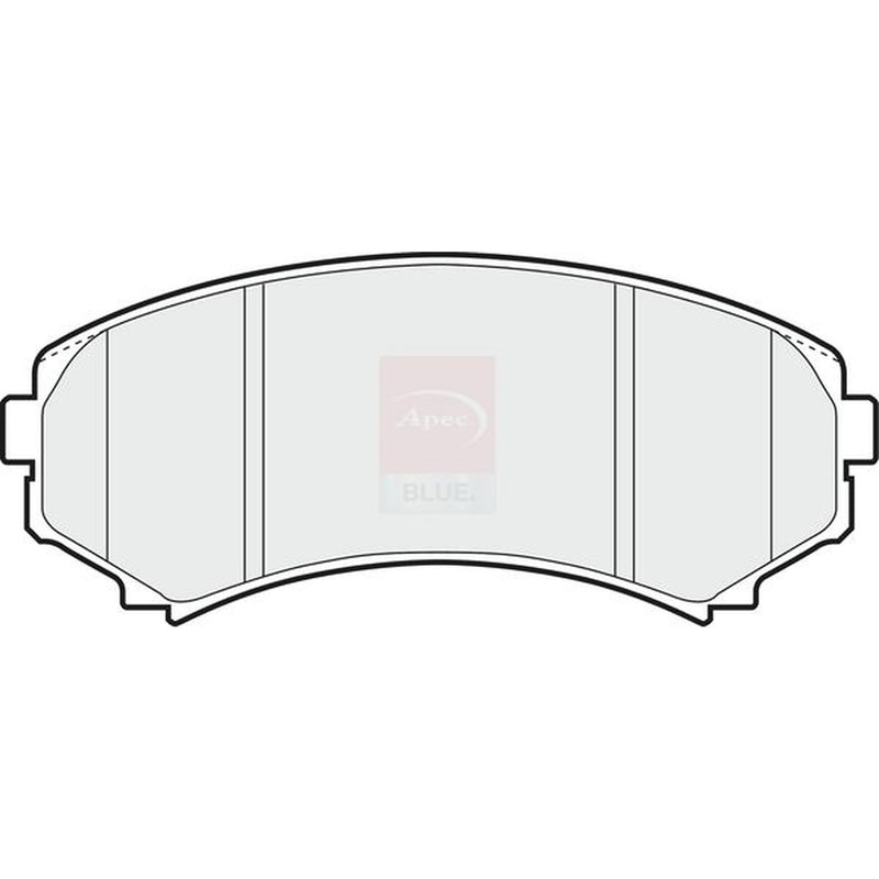 Apec Front Brake Pad Set fits Mazda E 1988-2003