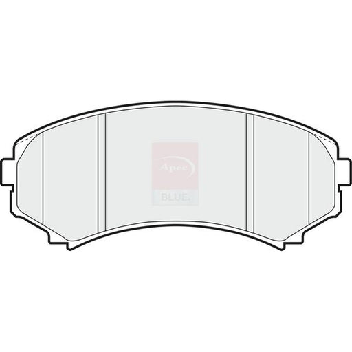 Apec Front Brake Pad Set fits Mazda E 1988-2003