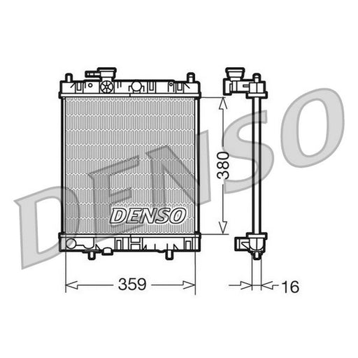 Denso Engine Radiator DRM46001