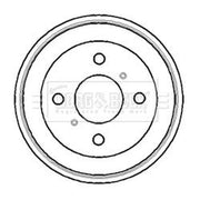 Borg & Beck Brake Drum Assembly Rear BBR7097