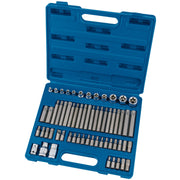 Draper Mechanic's Socket and Bit Set, 3/8, 1/2" Sq. Dr. (61 Piece) 63376 Draper - Dynamic Drive