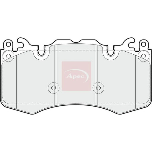 Apec Front Brake Pad Set PAD1737