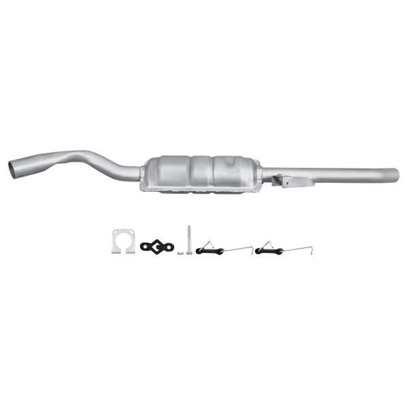 Hella End Silencer Rear fits Fiat 128 1969-1984 1.1 1.3