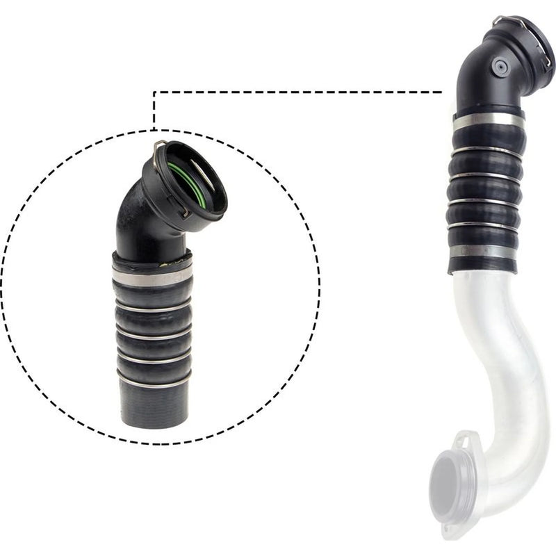 Gates Intercooler Turbo Charge Air Hose 155mm fits BMW 5 2002-2010