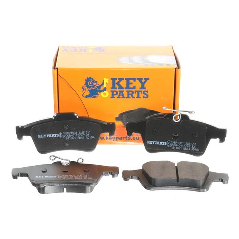 Key Parts Front & Rear Pads fits Renault Megane II 2004-2009 2.0