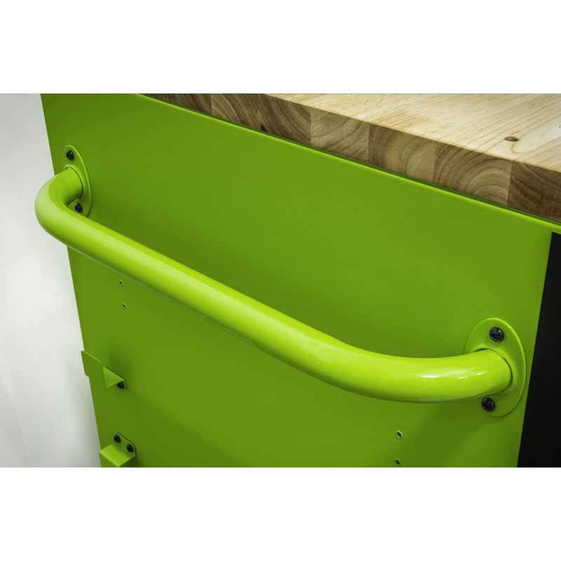 Superline PRO Black Edition Mobile Trolley with Wooden Worktop Hutch Superline Pro - Dynamic Drive