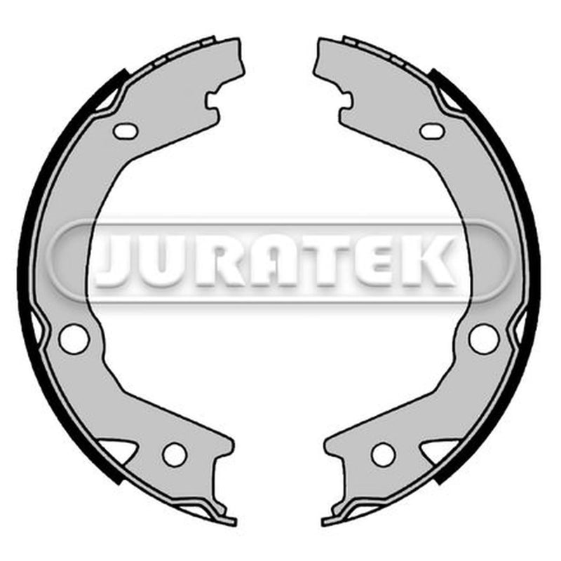 Juratek Brake Shoe Set Axle Kit Rear fits Hyundai Matrix 2001-2010 1.5 1.6 1.8