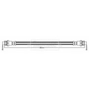 Borg & Beck Brake Hydraulic Hose Line Rear Right BBH8083