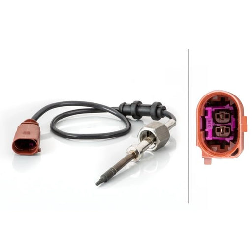 Hella Exhaust Gas Temperature Sensor before soot particulate fits Seat Alhambra