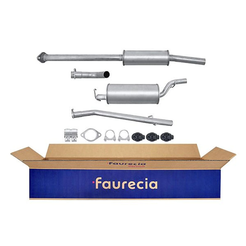 Hella End Silencer Rear fits Mazda 3 2003-2009 1.3 1.6