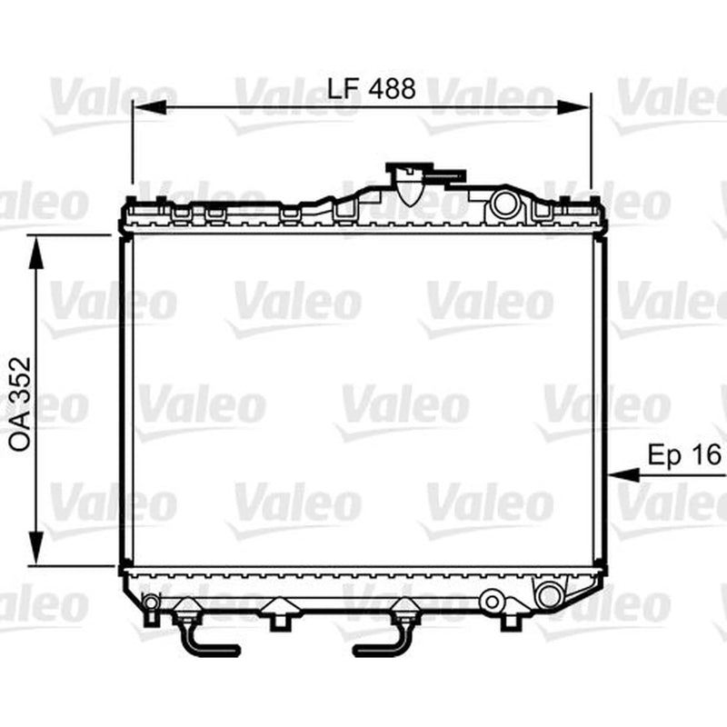 Valeo Engine Radiator 730465