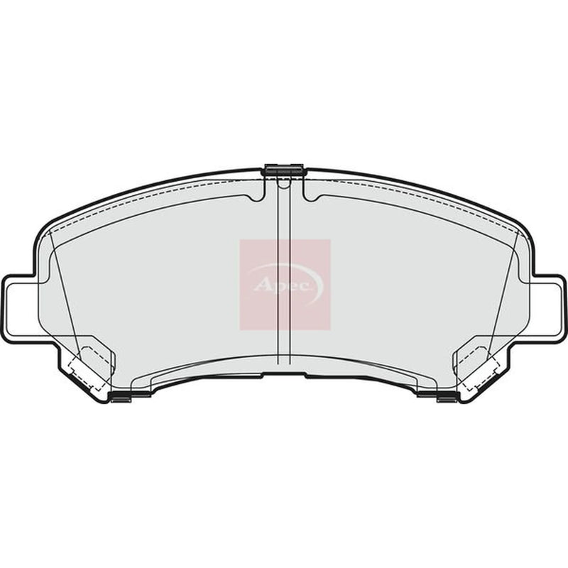 Apec Front Brake Pad Set PAD1869