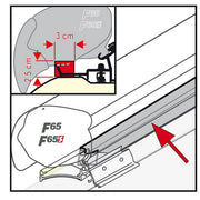 Fiamma Kit Rain Guard F80/F65 50cm: Convenient Awning Rain Protection Fiamma - Dynamic Drive